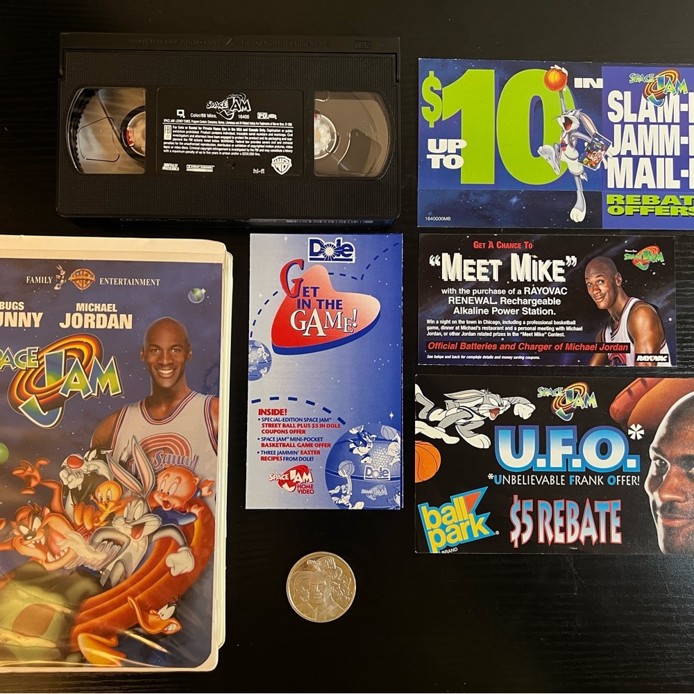 Space Jam VHS and Promo Set